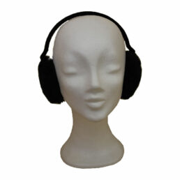 Fülvédő - fekete műszőr fülvédő