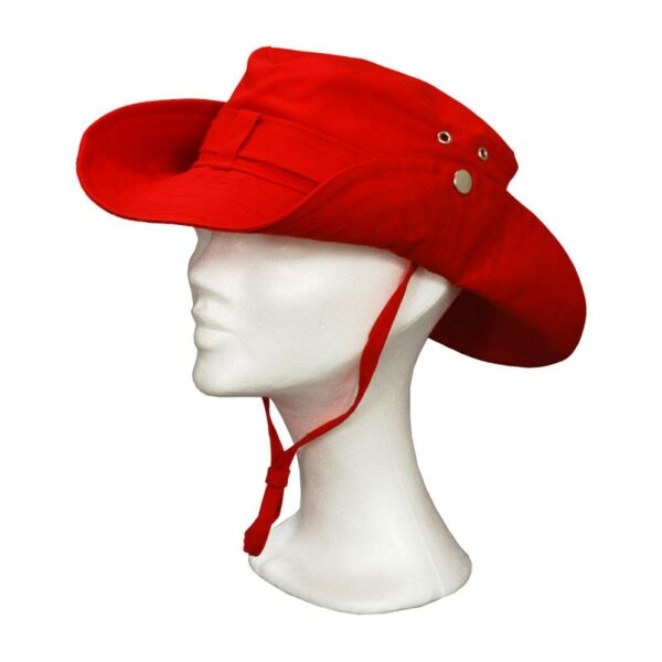 KOTRÁS vászon piros cowboy kalap