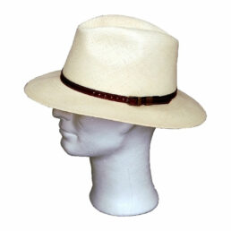 Kalap -   bőr pántos traveller panama kalap