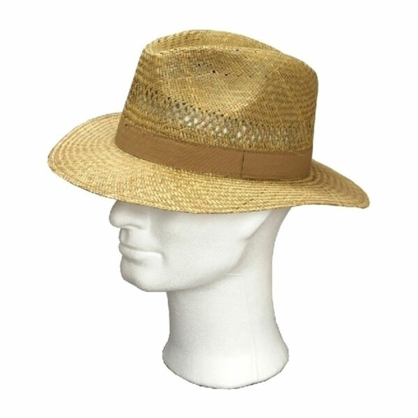 Kalap -  férfi egyenes férfi szalma kalap