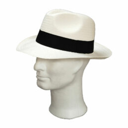 Kalap -  fehér férfi szalma kalap