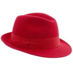 faustmann gyapjú kalap piros