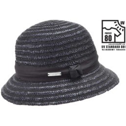 seeberger szalma kalap fekete