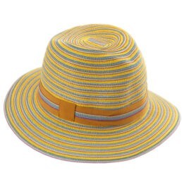 női szalma kalap sárga