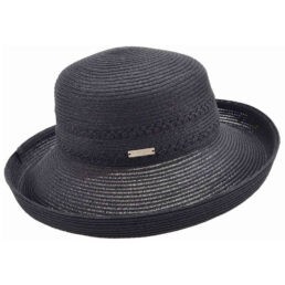 Seeberger női szalma kalap fekete