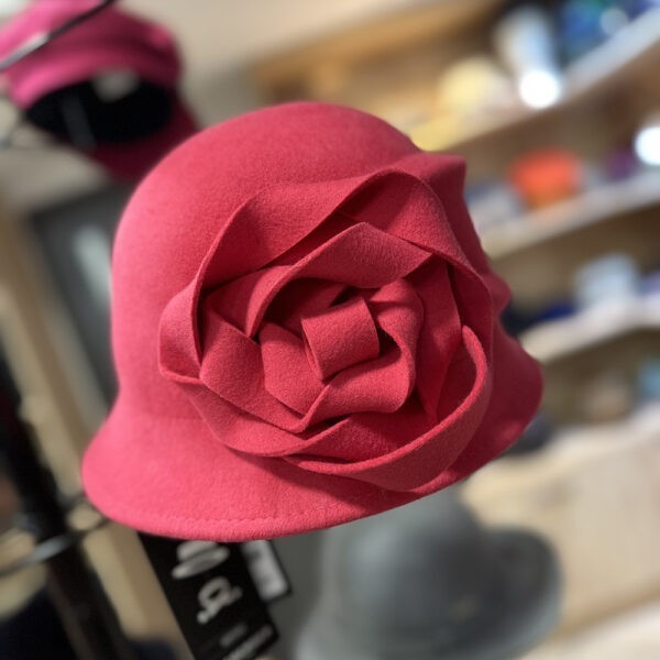 seeberger női gyapjú kalap pink
