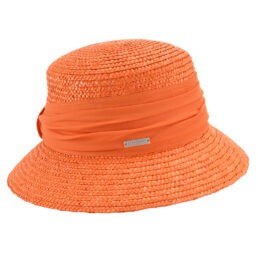 seeberger női szalma kalap narancs