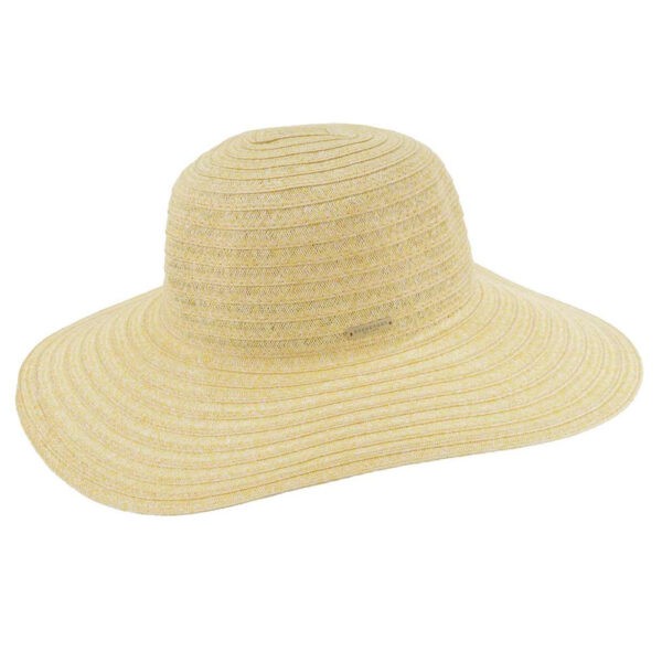 Seeberger női szalma kalap nagykarimás vanília