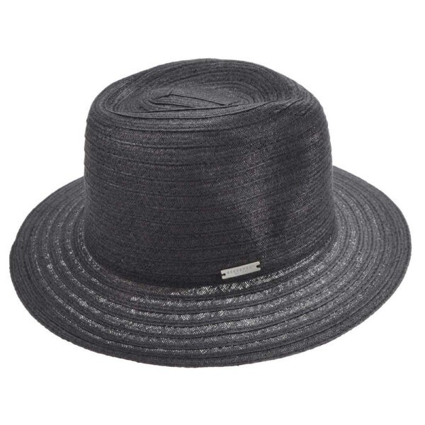 seeberger női szalma kalap traveller fekete