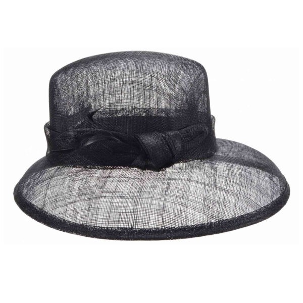 seeberger alkalmi szalma kalap fekete