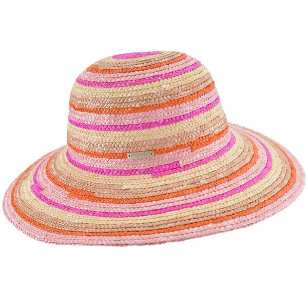 Seeberger női szalma kalap nagykarimás színes