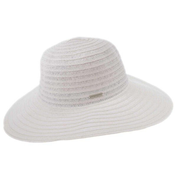 Seeberger női szalma kalap nagykarimás fehér