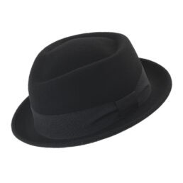 faustmann fekete gyapjú kalap