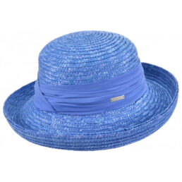 seeberger női szalma kalap kék