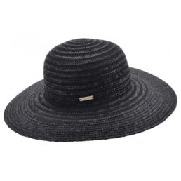 seeberger női szalma kalap fekete