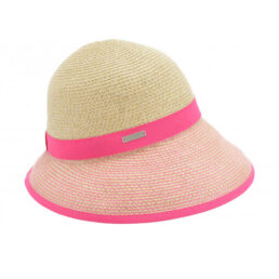 seeberger női szalma kalap pink-len