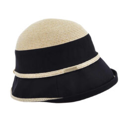 seeberger női szalma kalap fekete-len