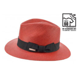 seeberger unisex piros traveller panama kalap